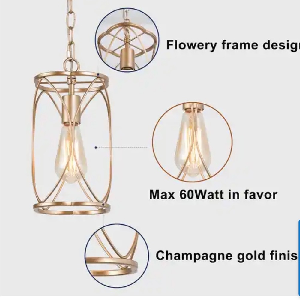 Velus Modern Farmhouse Mini Pendant Light - Picture 6 of 12